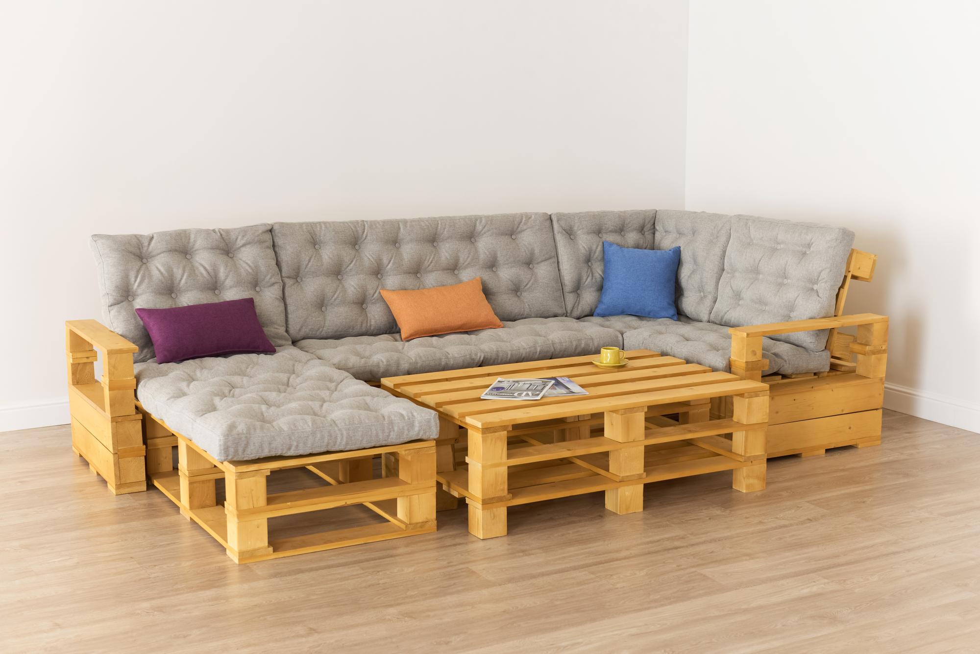 Купить Подлокотник + Диван 70 + угловой диван + диван 140 + козетка + подлокотник + стол большой от производителя “Архитектория” 